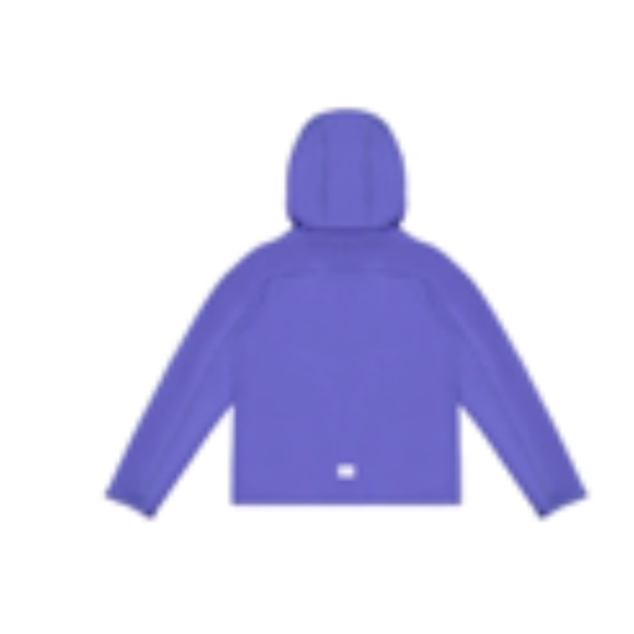 Foray Golf Security Bleach Spacer Jacket Asymmetric Hooded Blue sz S NWOT - Picture 4 of 10